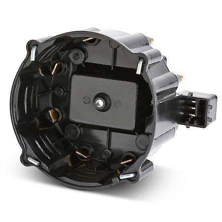 HEI Distributor Cap and Rotor Kit; Black Cap, Fits V8 GM Distributors