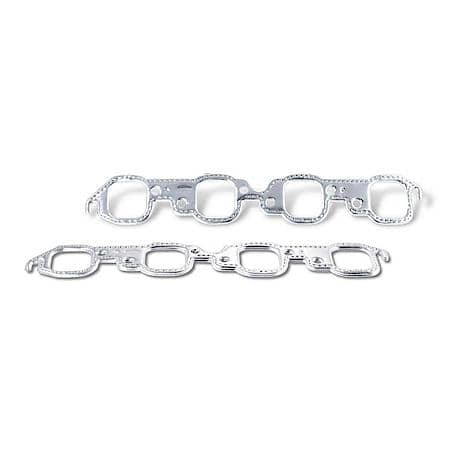 Header Gasket Set, Soft Aluminum, Fits Big Block Chevy w/ Square Exhaust Ports (2.125"), set of 2