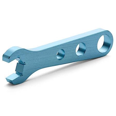 Aluminum AN Hex Wrench for -6AN, Blue Anodized Aluminum