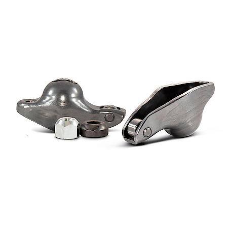 Steel Rocker Arms; 1.6 Ratio; 3/8 Stud, Fits Chevy Small Block Gen 1 V8 Engines, set of 16