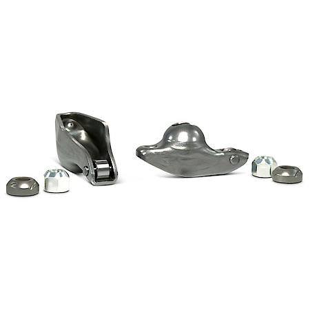 Steel Rocker Arms; 1.6 Ratio; 3/8 Stud, Fits Chevy Small Block Gen 1 V8 Engines, set of 16
