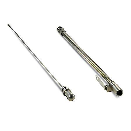 Flexible Stainless Steel Dipstick; 5/8"-18, For Ford 289-302-351W-429-460 Engines