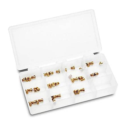 Air Bleed Tuning Kit for High-Speed System, Nos. 25-35 Air Bleeds (4 of Each)