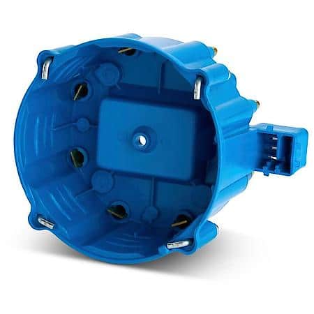 HEI Distributor Cap and Rotor Kit; Blue Cap, Fits 73-90 V8 GM HEI Distributors