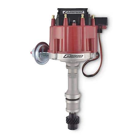 HEI Distributor, Red Cap, Fits Oldsmobile 260-355 V8 Engines