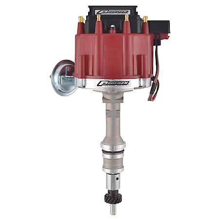 Ford HEI Distributor, Red Cap, For Ford 351W V8 Engines