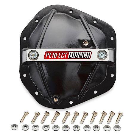 Dana 60 Differential Cover, Black, Reinforced alum, Mounting hardware & (2) magnetic drain plugs