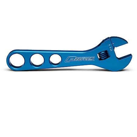 Adjustable AN Wrench, 3AN - 8AN,Blue Anodized Aluminum