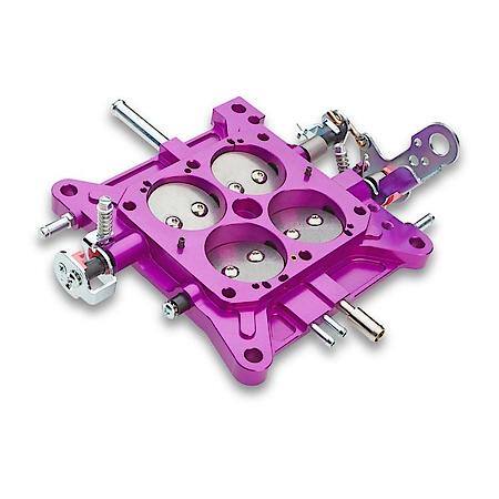 Carburetor Base Plate for 850-1050 CFM, Mech Secondary; Billet Aluminum, 1.75" Throttle Bore Holes