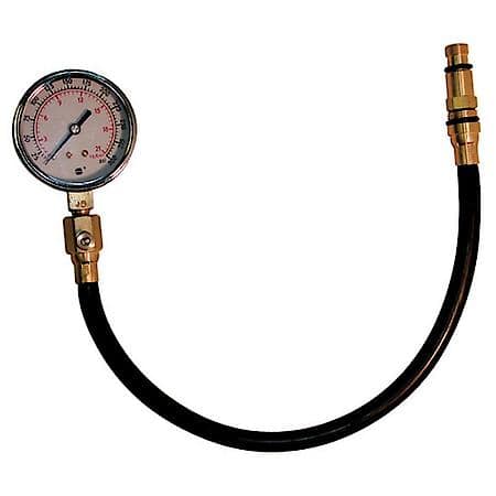 Oil Pressure Tester Gauge; 0-100 PSI Range, Works w/ Domestic or Foreign Vehicles