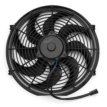 High Performance 14" S-Blade Electric Fan, 1650 CFM Rating; Mounting Kit Included, Universal