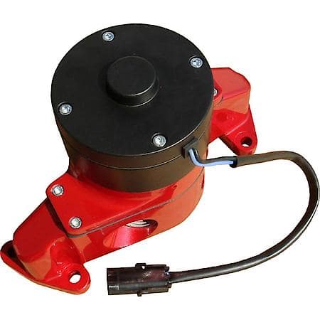 Electric Water Pump, Red Finish, For Ford Small Block 289-302 Engines