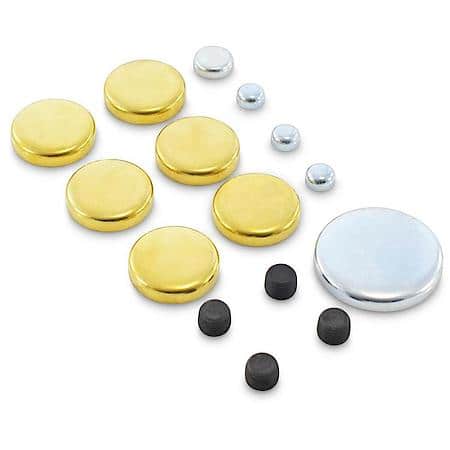 Brass Freeze Plug Kit, Ford Small Block 289-302-351W V8 Engines