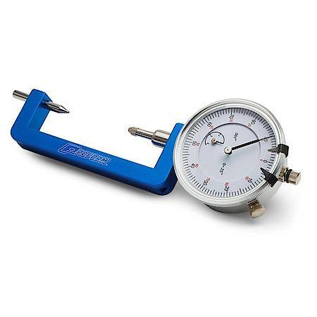 Rod Bolt Stretch Gauge, 0.001 Dial Indicator, Blue Anodized Aluminum