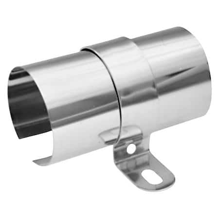 Ignition Coil Cover; Universal; Chrome; Fits Most Canister Type Coils
