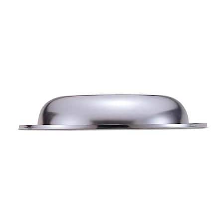 Lightweight Deep-Recessed Air Cleaner Base, Clear Anodized Aluminum; 14" Dia.
