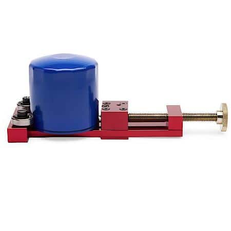 Oil Filter Cutter Tool; Fits All Filters, Red Anodized Billet Aluminum