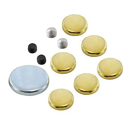 Brass Freeze Plug Kit, for Ford Small Block 351C-351M-400 V8 Engines