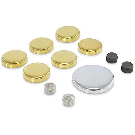 Brass Freeze Plug Kit, for Ford Small Block 351C-351M-400 V8 Engines