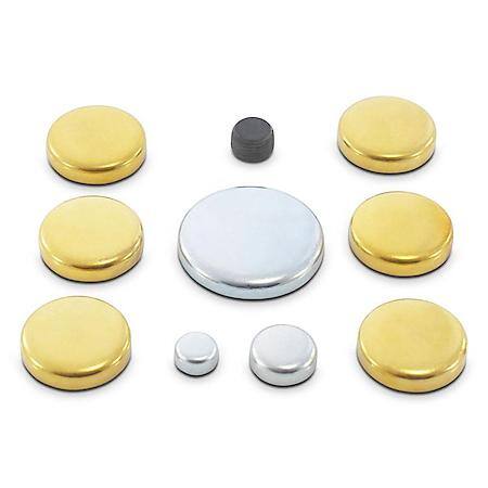 Brass Freeze Plug Kit, for Oldsmobile 260 to 455 V8 Engines 1964 to 1990