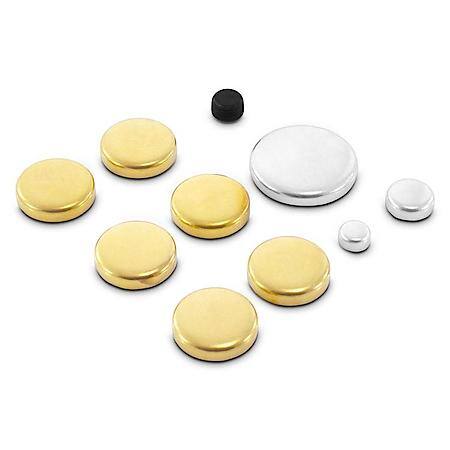 Brass Freeze Plug Kit, for Oldsmobile 260 to 455 V8 Engines 1964 to 1990