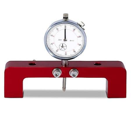 Magnetic Deck Bridge; Fits Cylinder Bores Up to 4.500", Red Anodized Aluminum