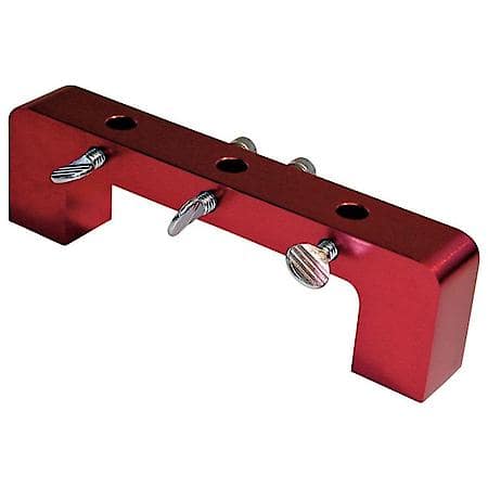 Magnetic Deck Bridge; Fits Cylinder Bores Up to 4.500", Red Anodized Aluminum