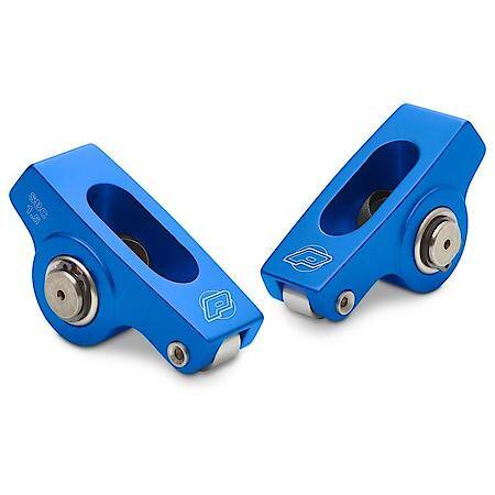 Aluminum Roller Rockers, 1.5 Ratio; 3/8" Stud, Fits Chevy Small Block Gen 1 V8 Engines, set of 16
