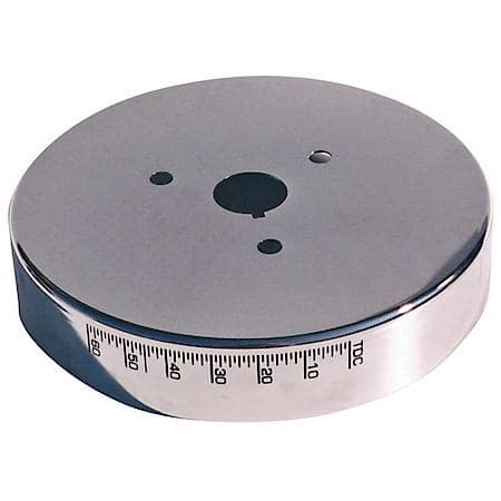 Harmonic Balancer Cover; Chrome Fits Small Block Chevy Using 6-3/4" Damper