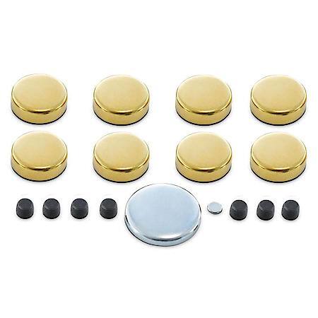 Brass Freeze Plug Kit; Chevy Big Block 396 to 454 V8 Engines 1965 to 1990