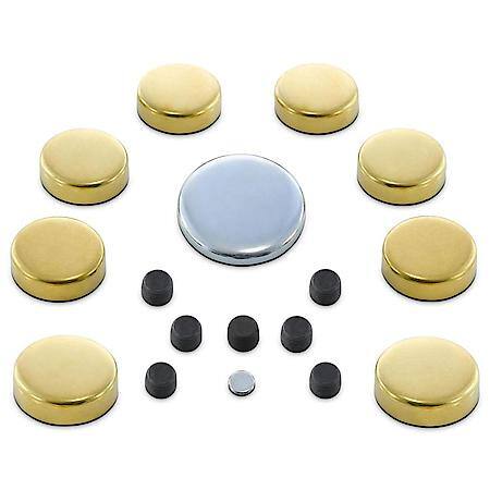 Brass Freeze Plug Kit; Chevy Big Block 396 to 454 V8 Engines 1965 to 1990