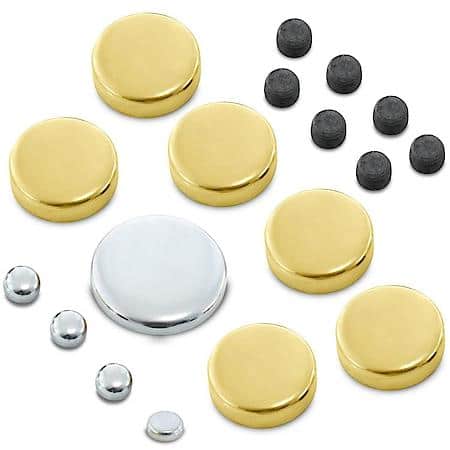 Brass Freeze Plug Kit; Chevy Big Block 396 to 454 V8 Engines 1965 to 1990