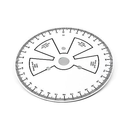 Camshaft Degree Wheel; 9 Inch Diameter; With Instructions