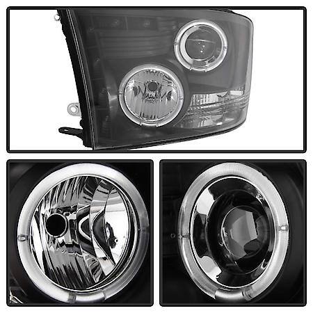 ( Spyder ) Dodge Ram 1500 09-18/Ram 2500/3500 10-19 Projector Headlights-Halogen