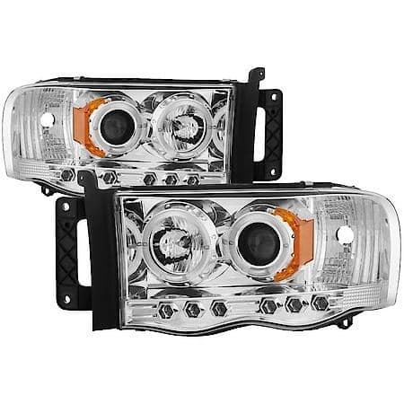 ( Spyder ) Dodge Ram 1500 02-05/Ram 2500/3500 03-05 Projector Headlights-LED Hal