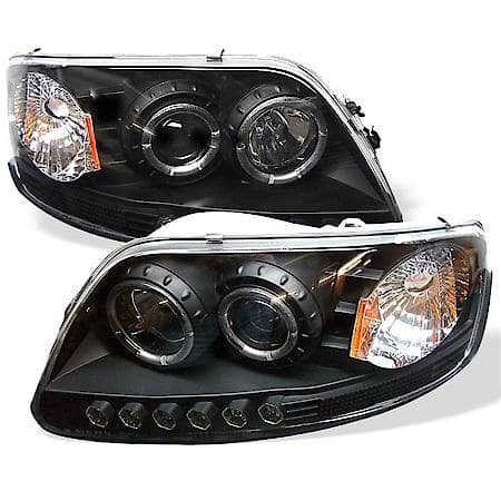 ( Spyder ) Ford F150 97-03/Expedition 97-02 1Pc Projector Headlights-( Will Not