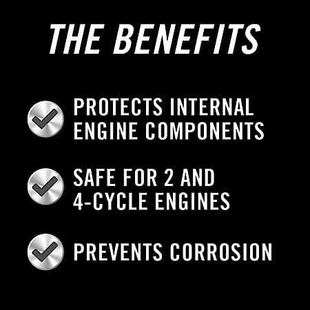Fogging Oil: Stops Corrosion in All 2-Cycle and 4-Cycle Gasoline Engines, 12 oz