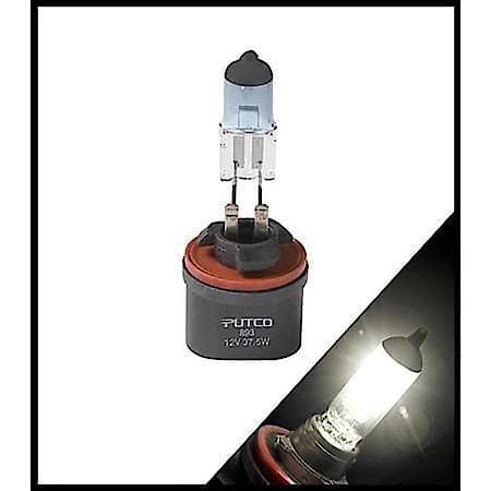 893, Halogen Bulb, 37.5 Watt, 12 Volt, Night White Beam Color, Set Of 2