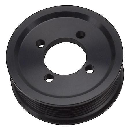 Competition Supercharger Pulley #15821 3.25 in. 6-Rib, Black Anodized