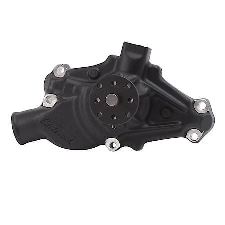 Water Pump for Small-Block Chevy in Black Finish (Short)