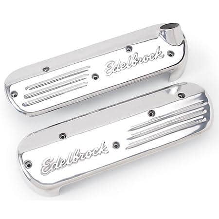 LS Series Coil Covers in Polished Finish (3-3/8" Overall Height)