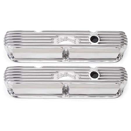 Classic Series Valve Covers: Small Block Chrysler 318-360, 65-91, Aluminum