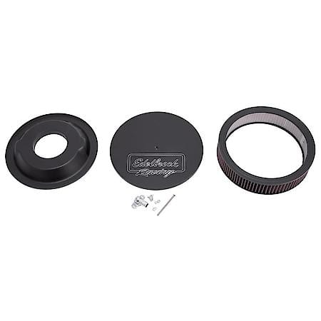 Victor Series Round Air Cleaner, 14" diameter with 3" element, Black Finish