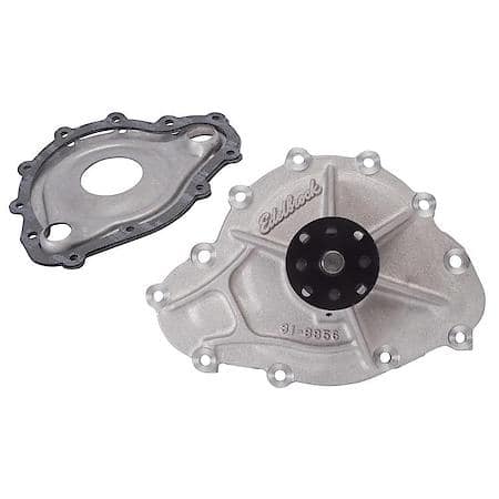Water Pump for Pontiac, Standard Rotation in Satin Finish