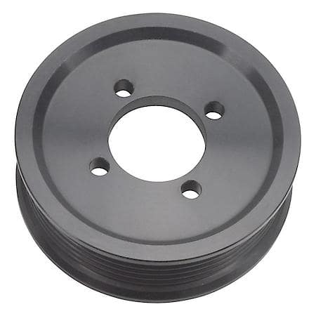 Competition Supercharger Pulley #15820 3.50 in. 6-Rib, Black Anodized