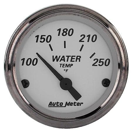 Gauge; Water Temperature; 2 1/16"; 250 Deg. F; Electric; American Platinum