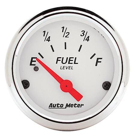Gauge; Fuel Level; 2 1/16"; 240Oe To 33Of; Electric; Arctic White
