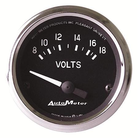 Gauge; Voltmeter; 2 1/16"; 18V; Electric; Cobra
