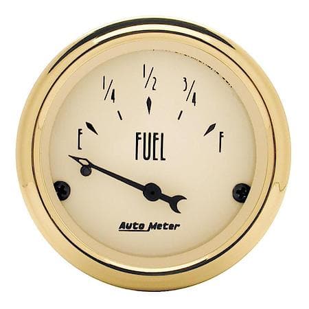 Gauge; Fuel Level; 2 1/16"; 0Oe To 30Of; Electric; Golden Oldies