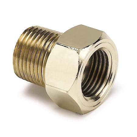 Fitting; Adapter; 3/8" NPT Male; Brass; For Mechanical Temperature Gauge